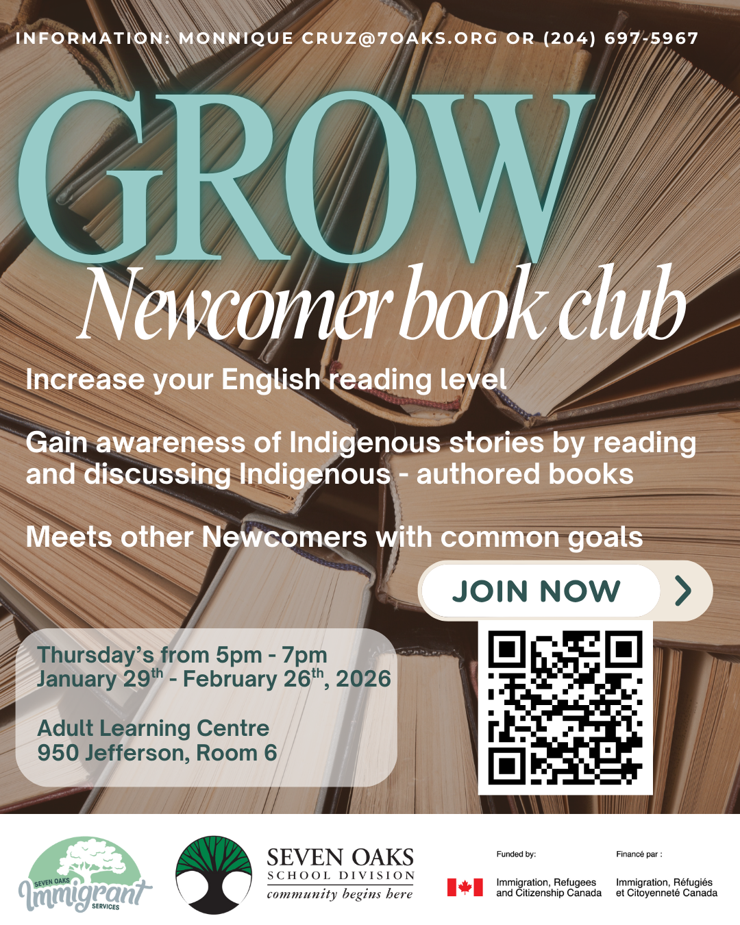 Grow Book Club Conversation Classes
